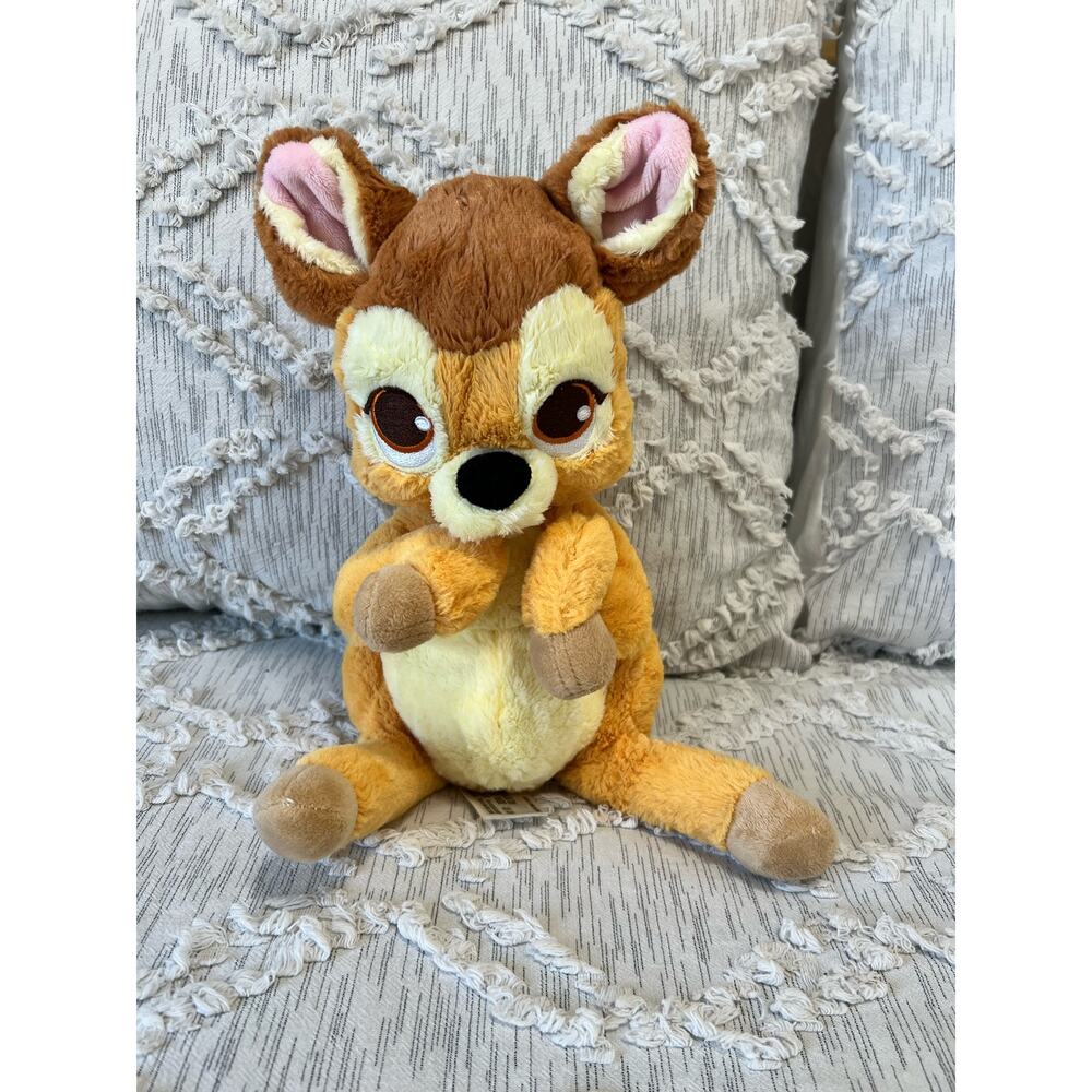 Disney Parks Babies Bambi Sitting Stuffed Animal Plush
